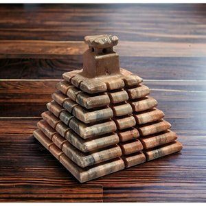 Hand Carved Stone Pyramid